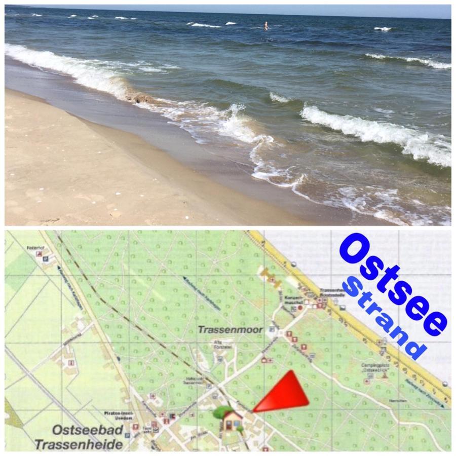 Ferienwohnung Mit Terrasse - Insel Usedom Trassenheide Zewnętrze zdjęcie